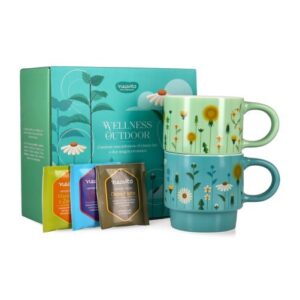 Neavita Wellness Outdoor – Cofanetto 2 Mug Impilabili + 9 Filtri Tisane Assortite